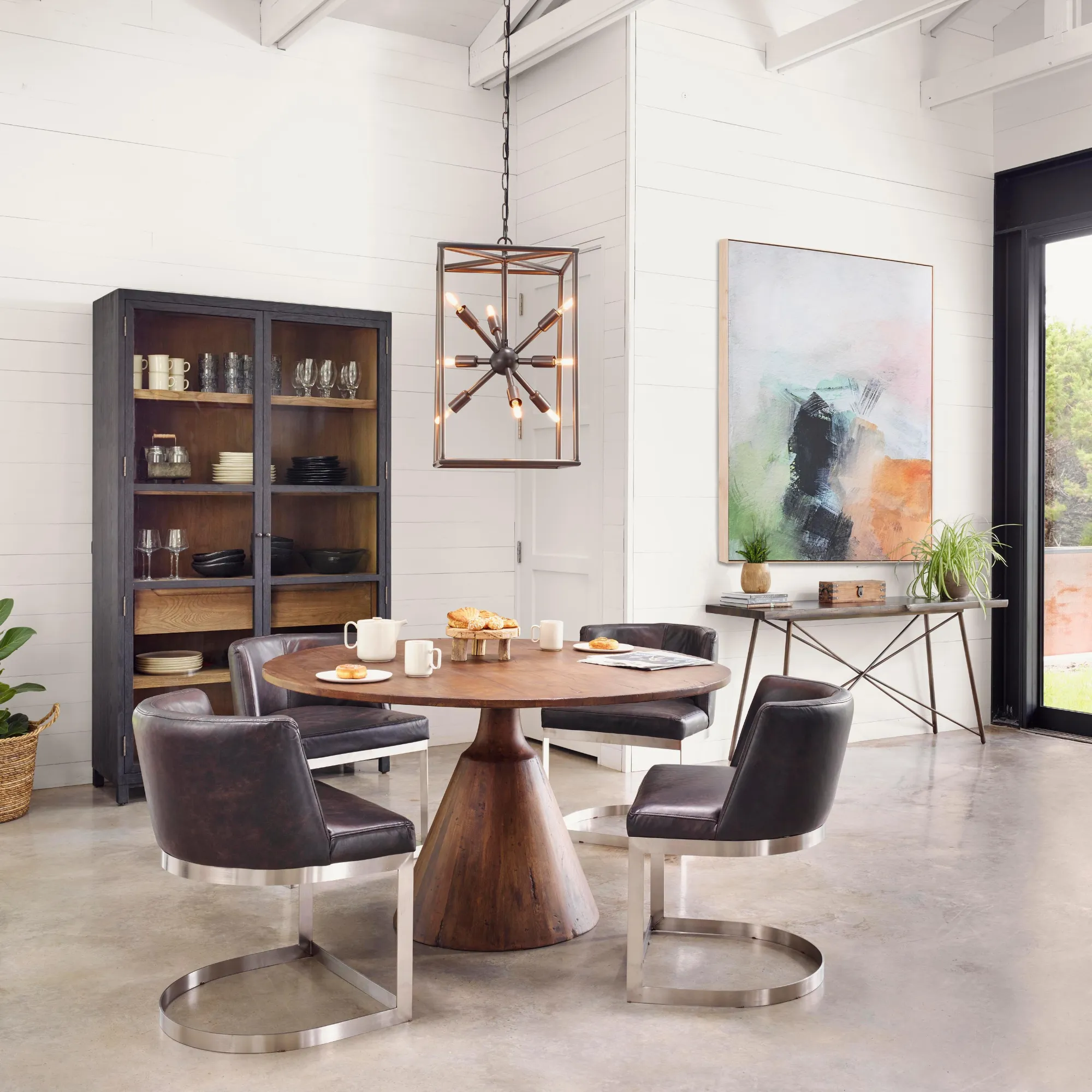 Bronx Dining Table-Tanner Brown