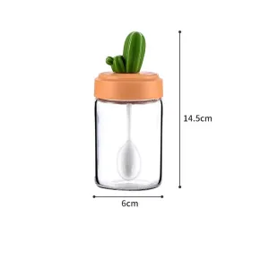 Cactus Shaped Kitchen Seasoning Shaker Bottle Jar