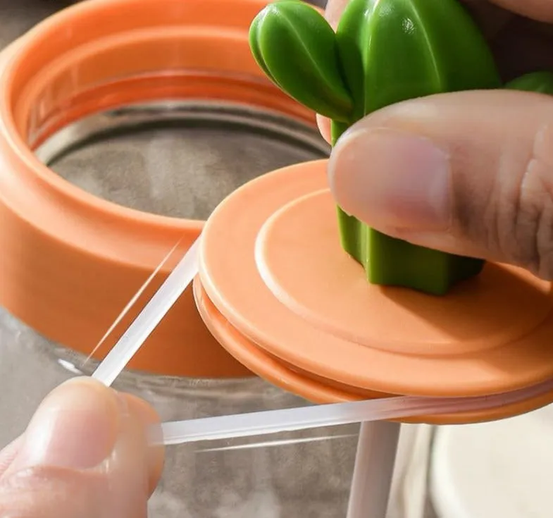 Cactus Shaped Kitchen Seasoning Shaker Bottle Jar