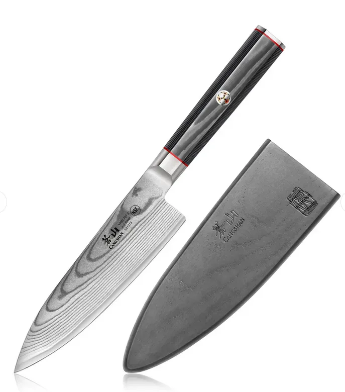 Cangshan Yari Series 6in Chef's Knife with Sheath