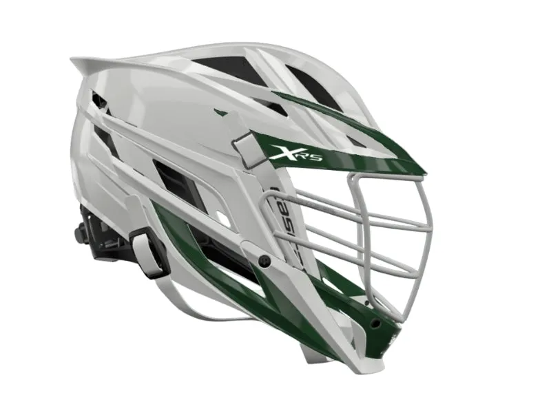 Cascade XRS Pro with QuikClips Field Lacrosse Helmet White/Green