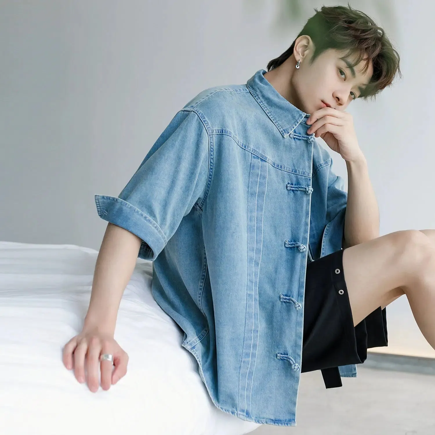 Casual Denim T-shirt