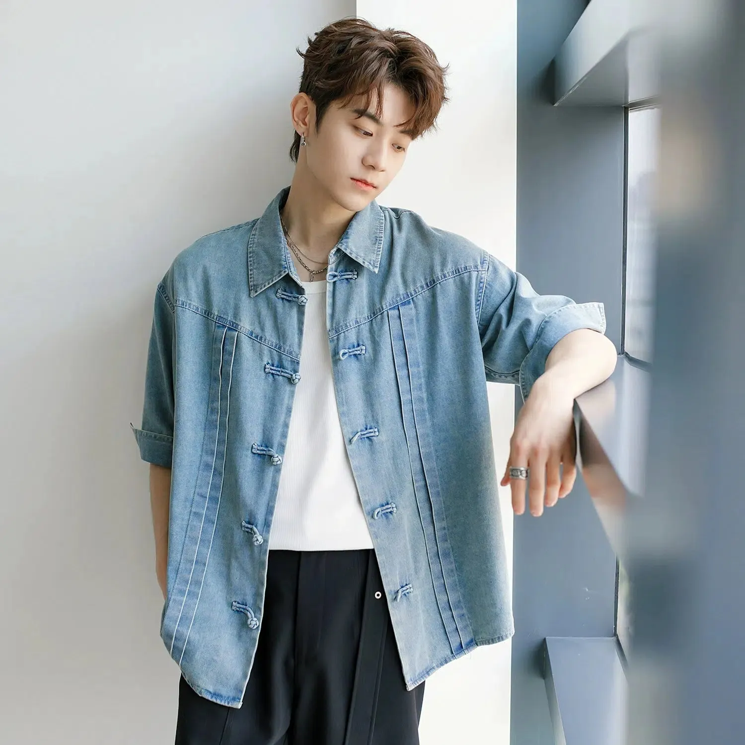 Casual Denim T-shirt