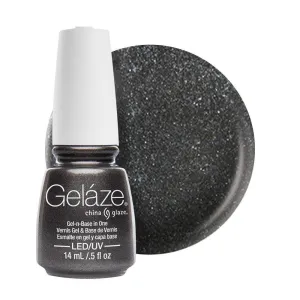 China Glaze Gelaze Gel & Base 14ml - Black Diamond