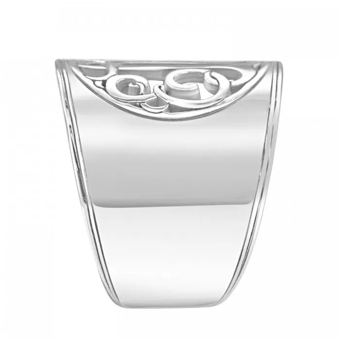 Cigar Band Classic Monogram Ring