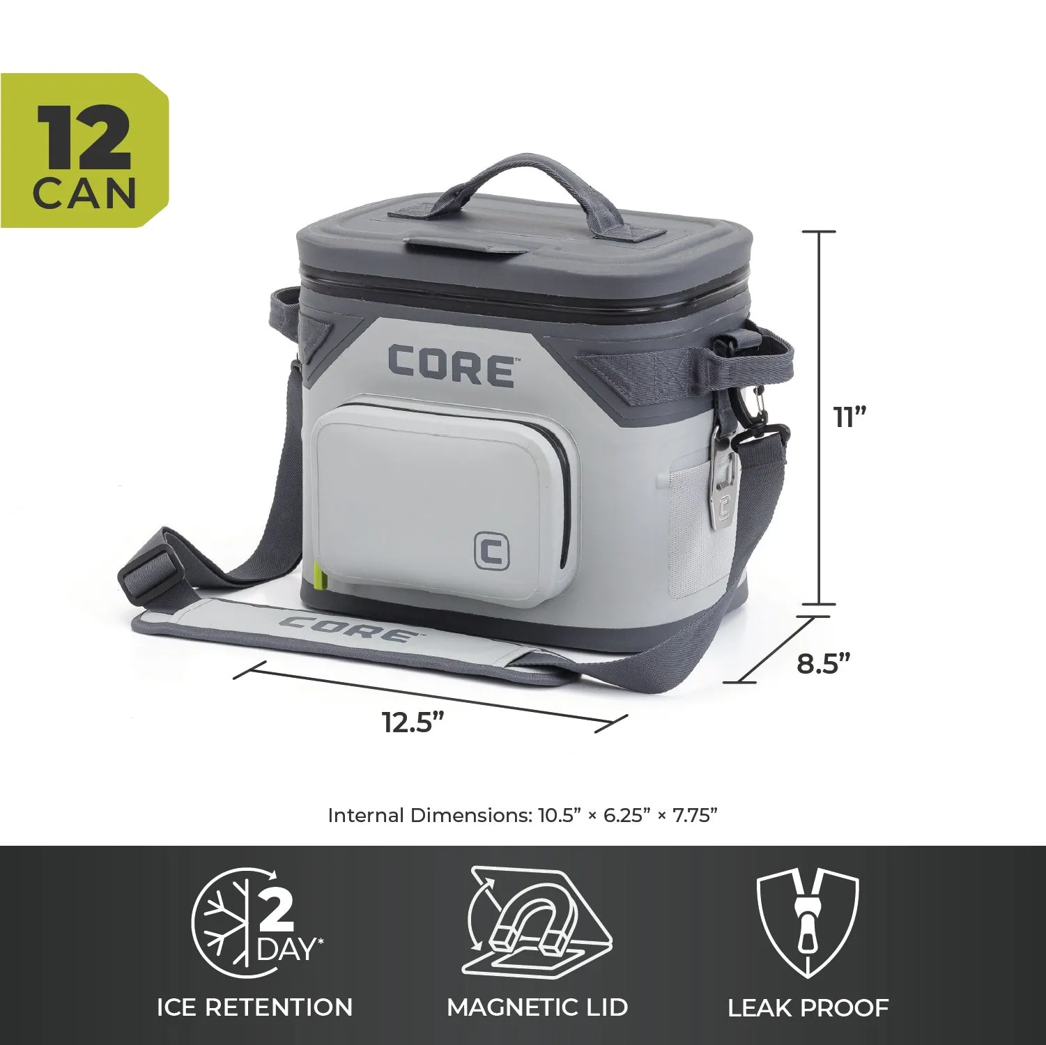 CLIMAKEEP Magnetic 12 Can Soft Cooler