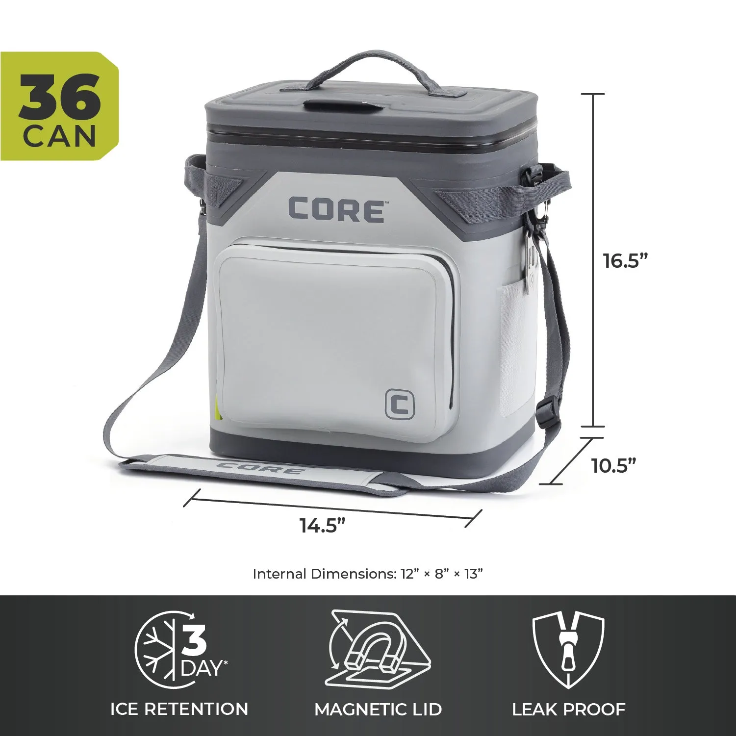 CLIMAKEEP Magnetic 36 Can Soft Cooler