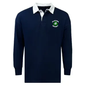 Clover Blue Eagles Rugby Classic Long Sleeve Solid Rugby Jersey