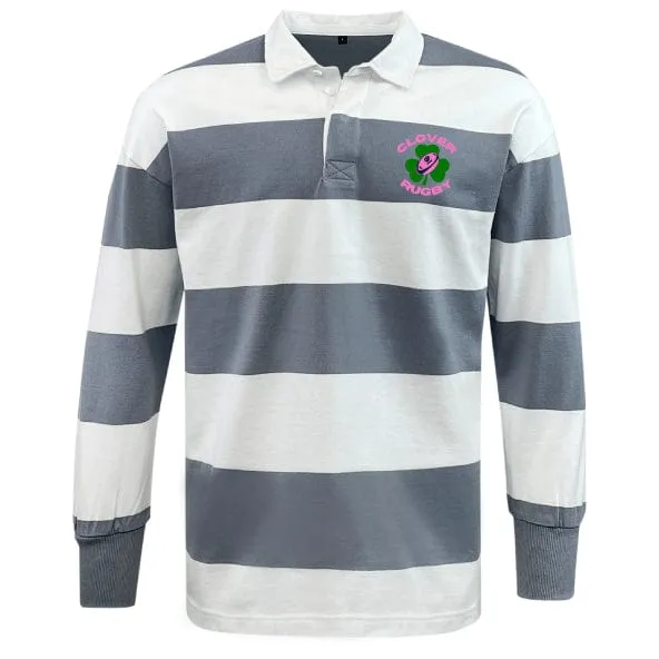 Clover Girls Rugby Classic Long Sleeve Hooped Rugby Jersey