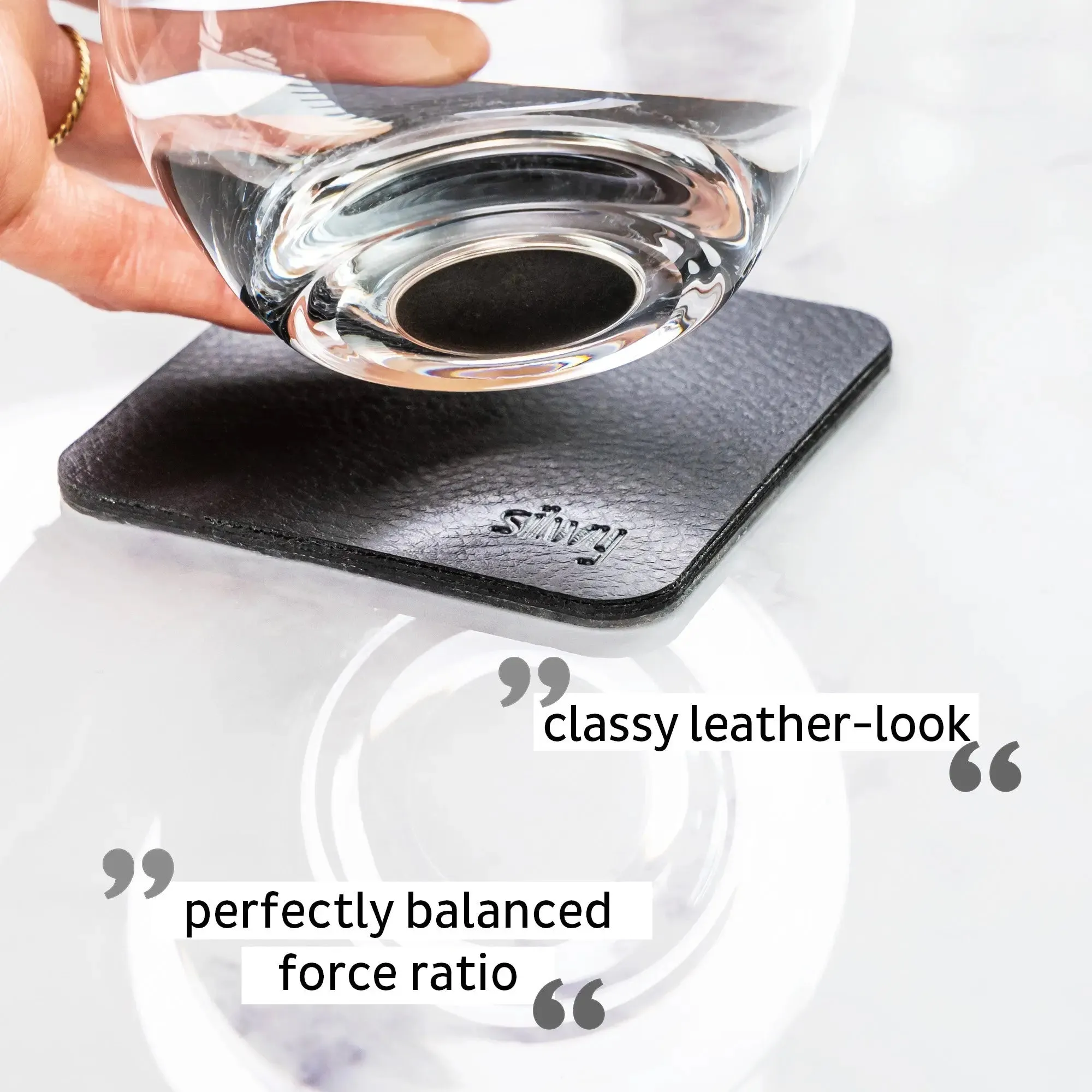 Crystal Magnetic LONGDRINK Glass by Silwy