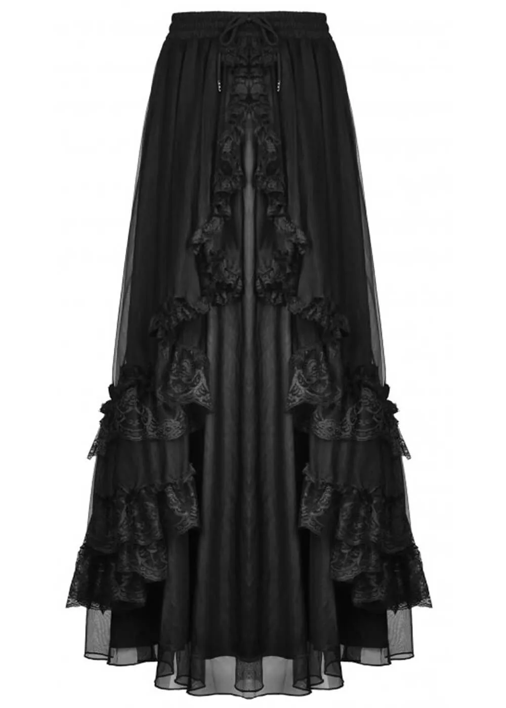 Dark In Love Britannia Maxi Skirt Black