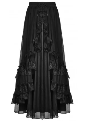 Dark In Love Britannia Maxi Skirt Black