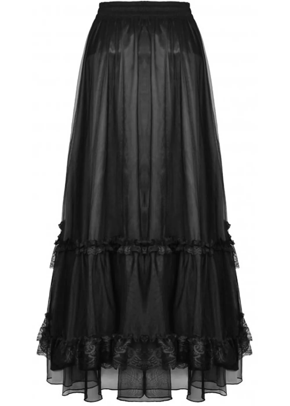 Dark In Love Britannia Maxi Skirt Black