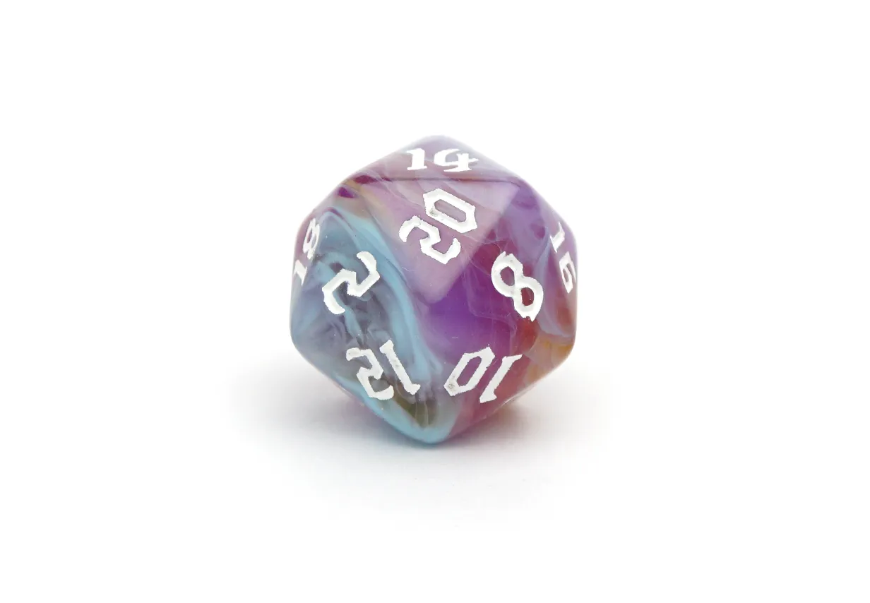 Dark Magic Dice - Corrupted Orange