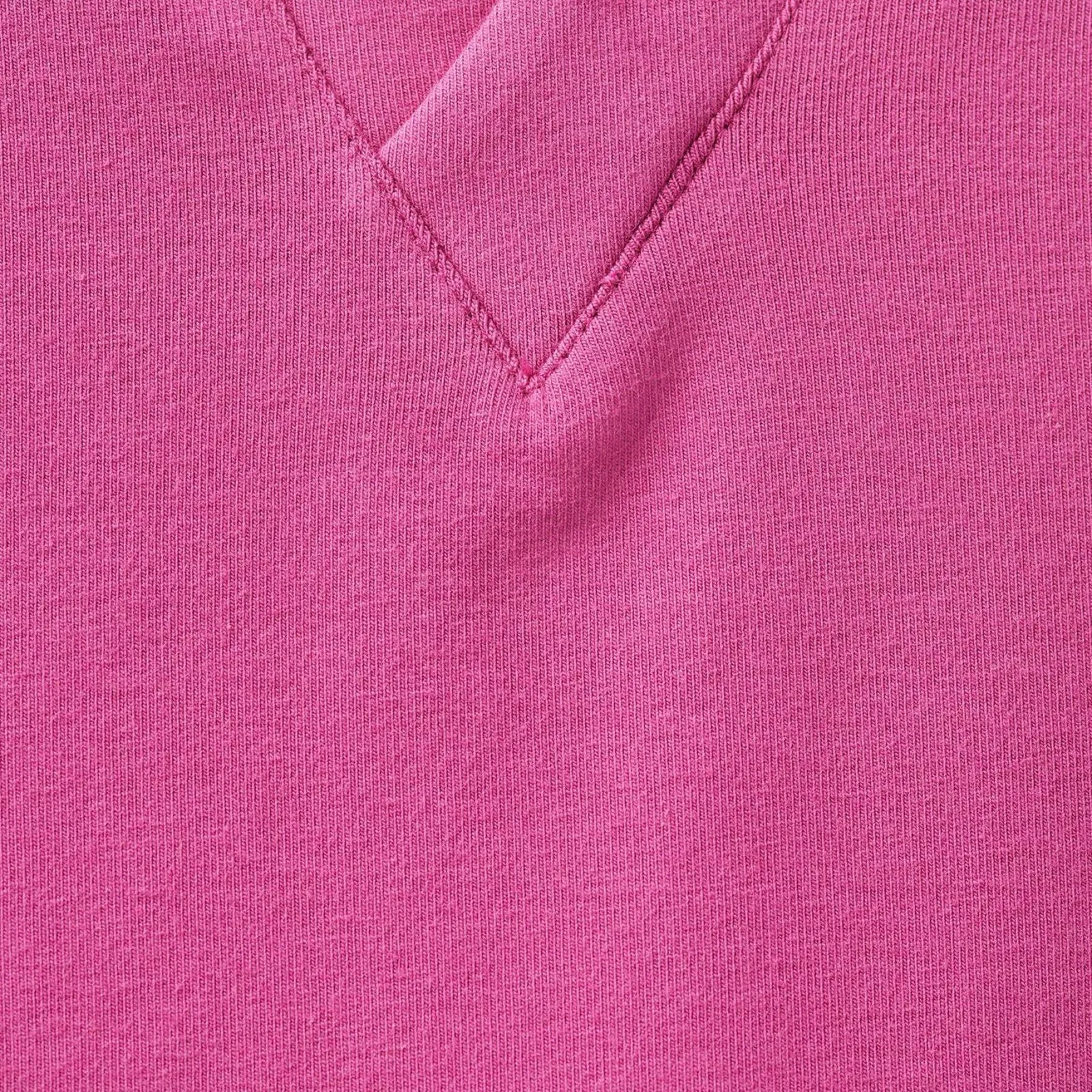 Denim & Co. Women's Essentials Jersey Split V Neck Top Magenta Haze Large