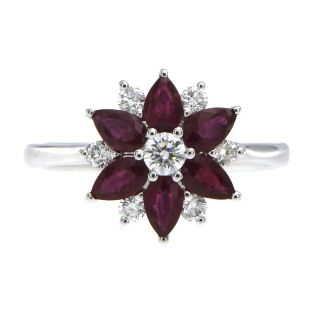 Diamond & 1.15ctw Ruby Ring