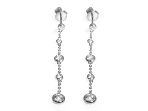 Diamond by Yard Drop Earring 0.39ct tw
