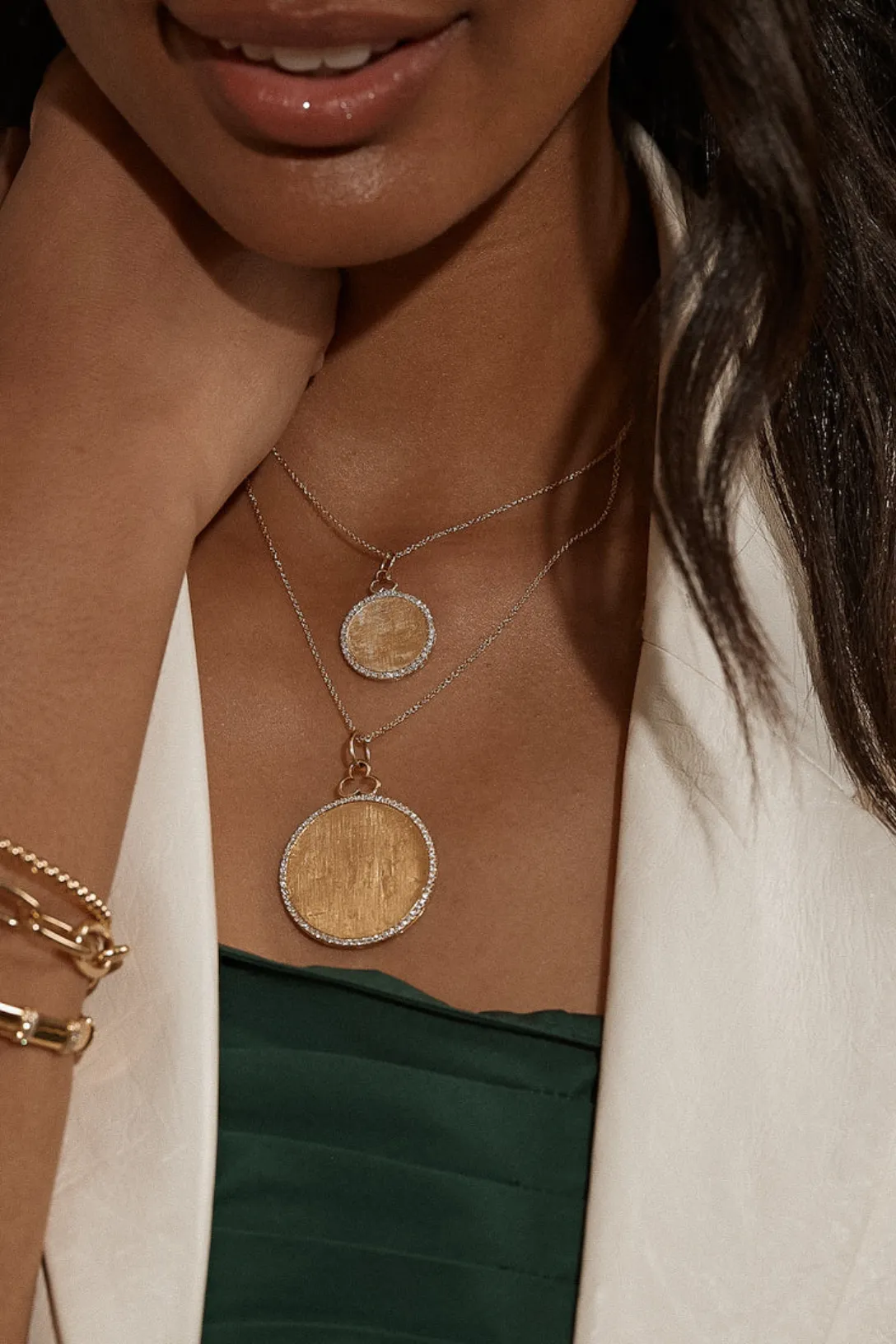 Diamond Disc Charm | Classic