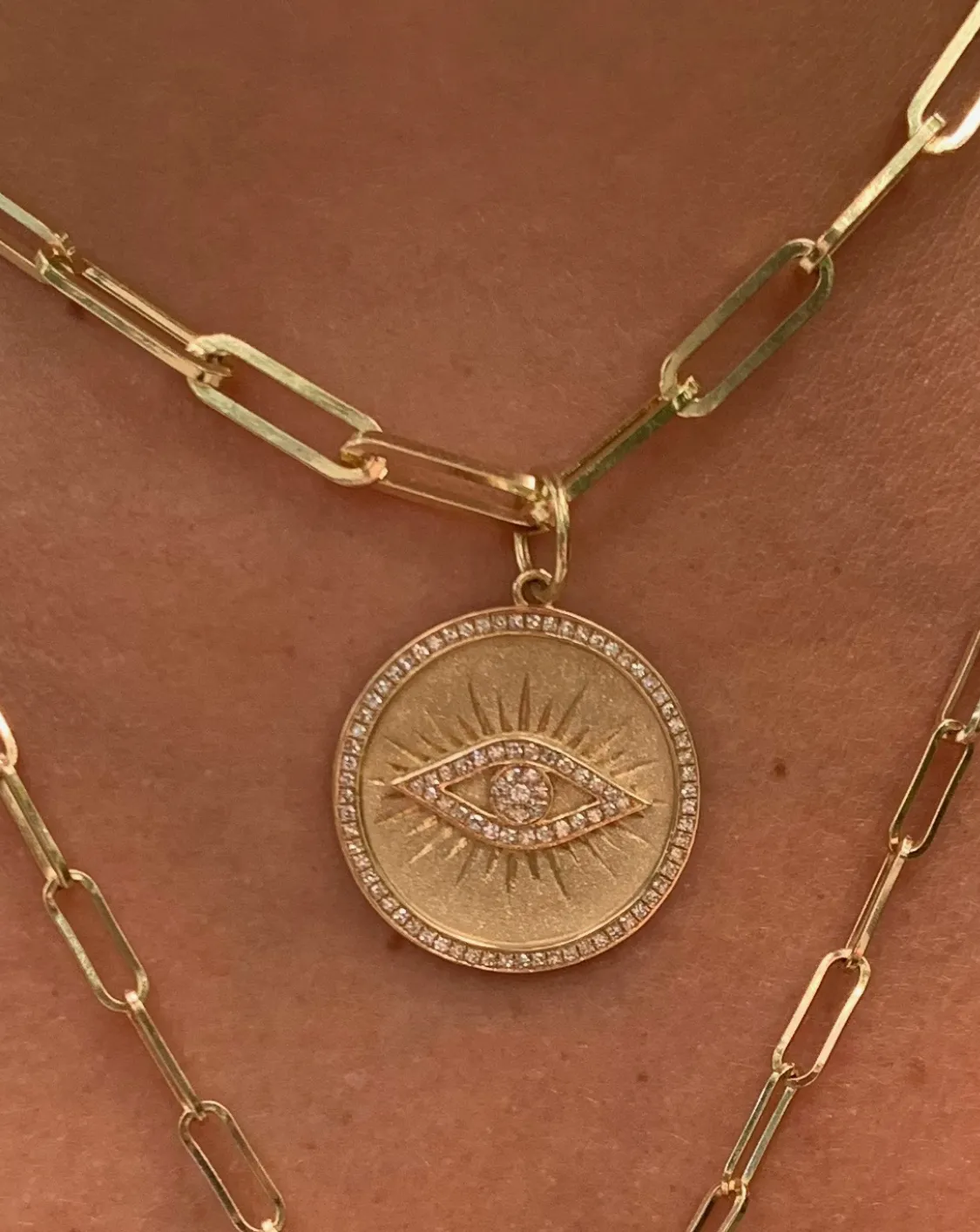 DIAMOND EVIL EYE PROTECTION TALISMAN