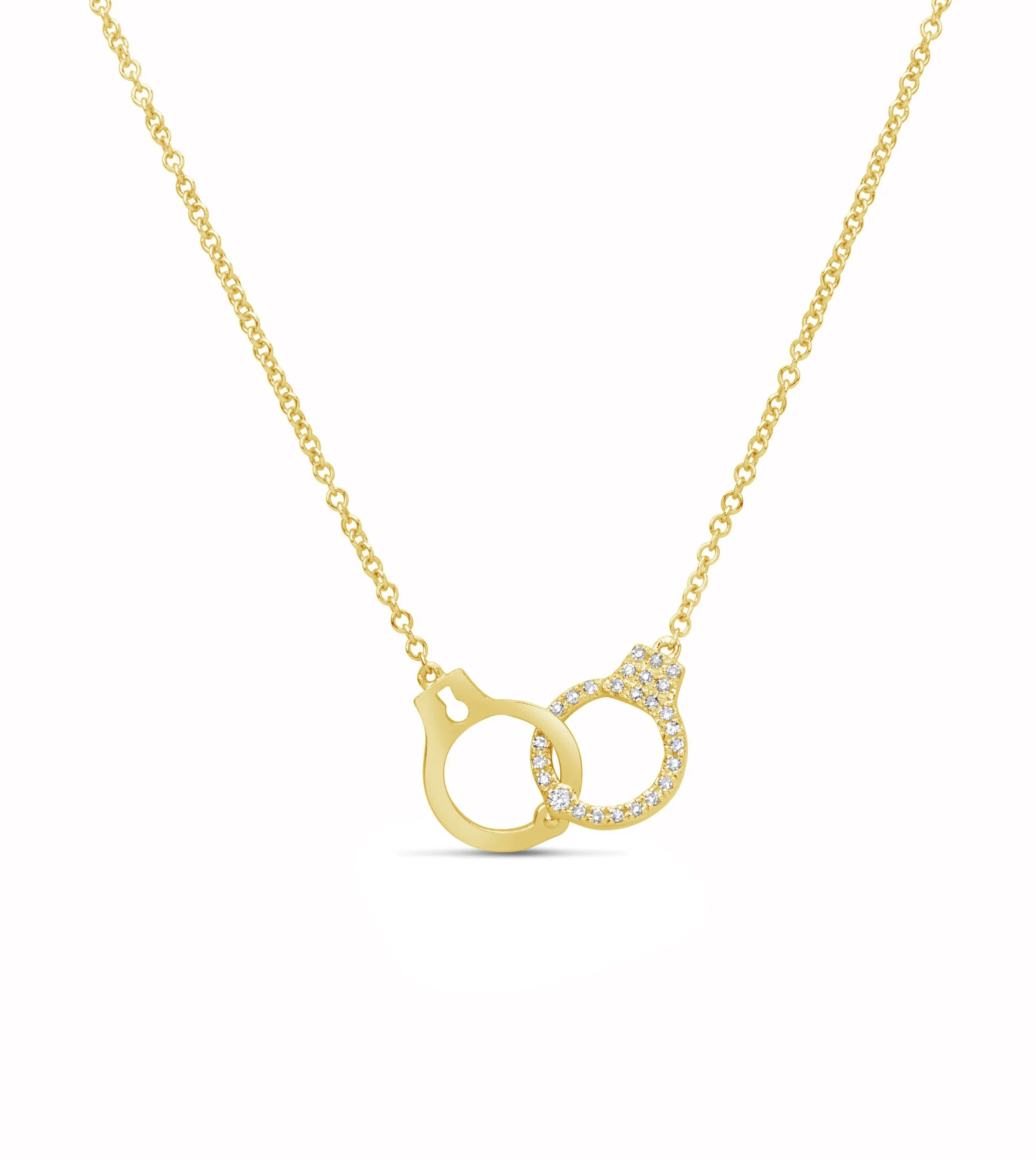 Diamond Handcuff Necklace