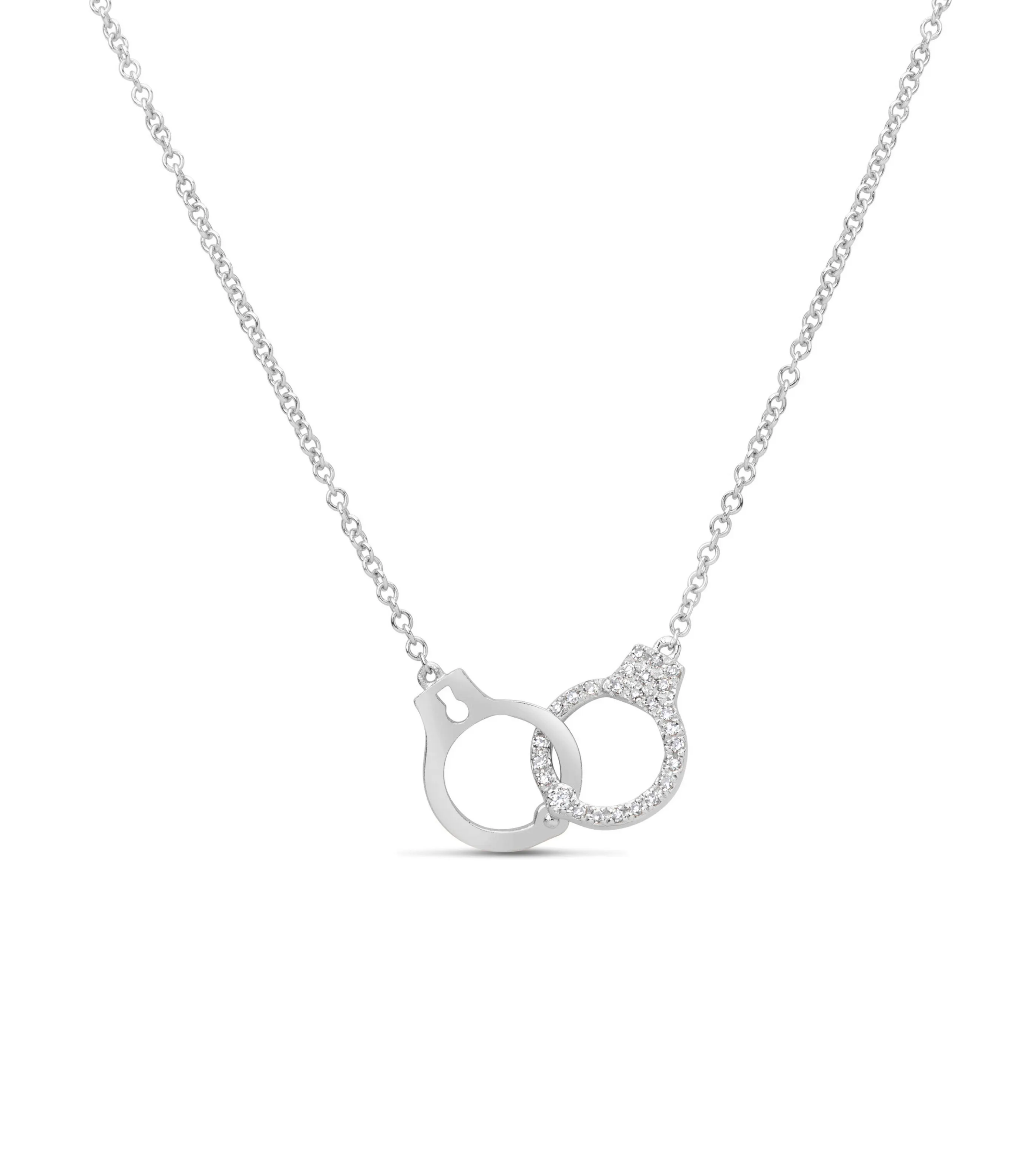 Diamond Handcuff Necklace