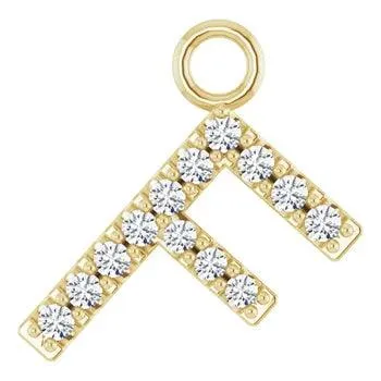 Diamond Letter Pendant