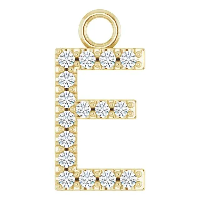 Diamond Letter Pendant