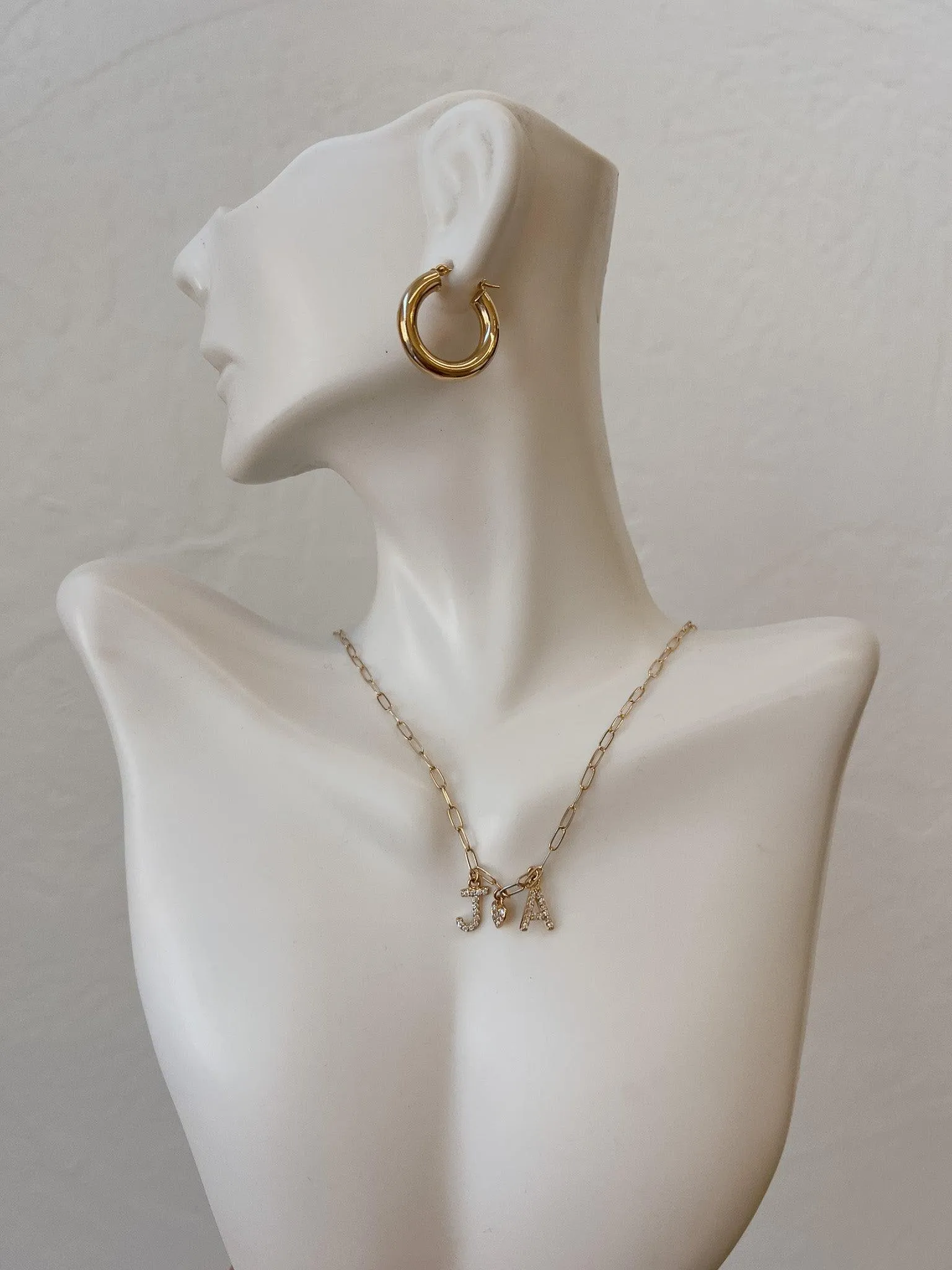 Diamond Letter Pendant