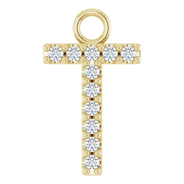 Diamond Letter Pendant