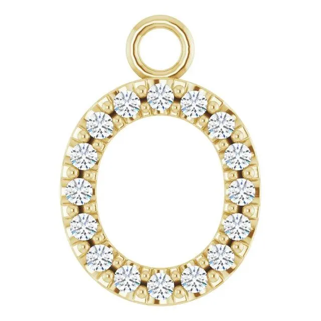 Diamond Letter Pendant