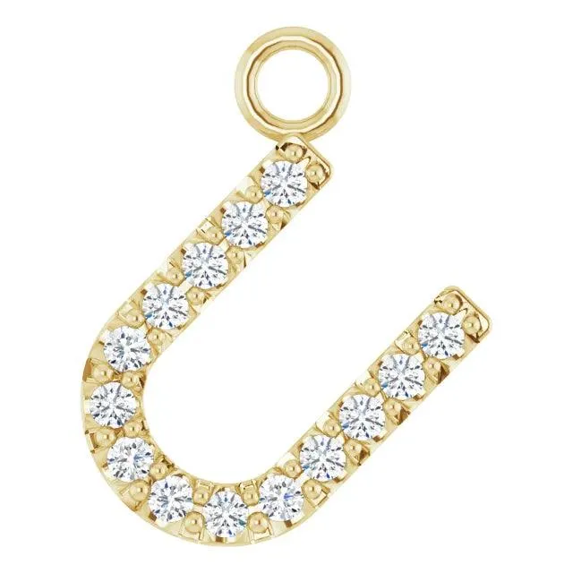 Diamond Letter Pendant