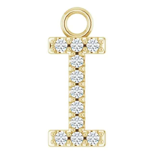 Diamond Letter Pendant