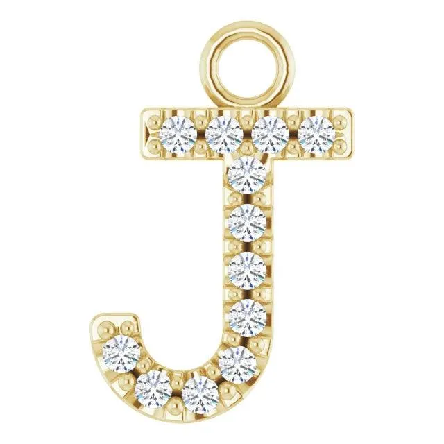 Diamond Letter Pendant
