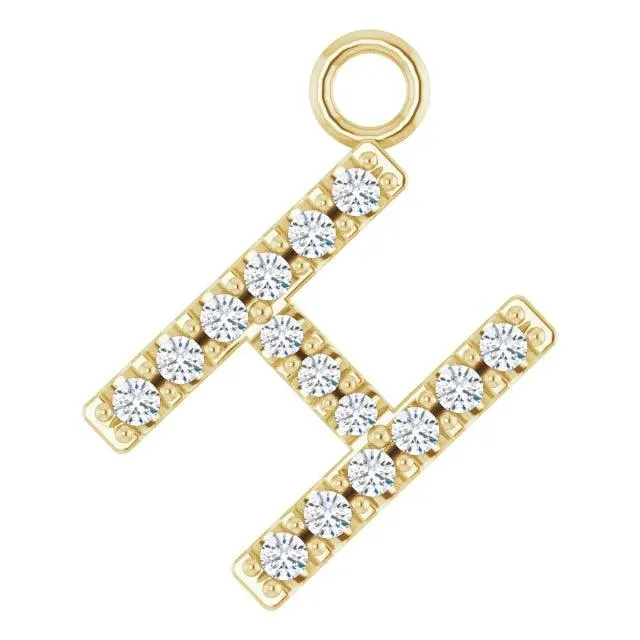 Diamond Letter Pendant