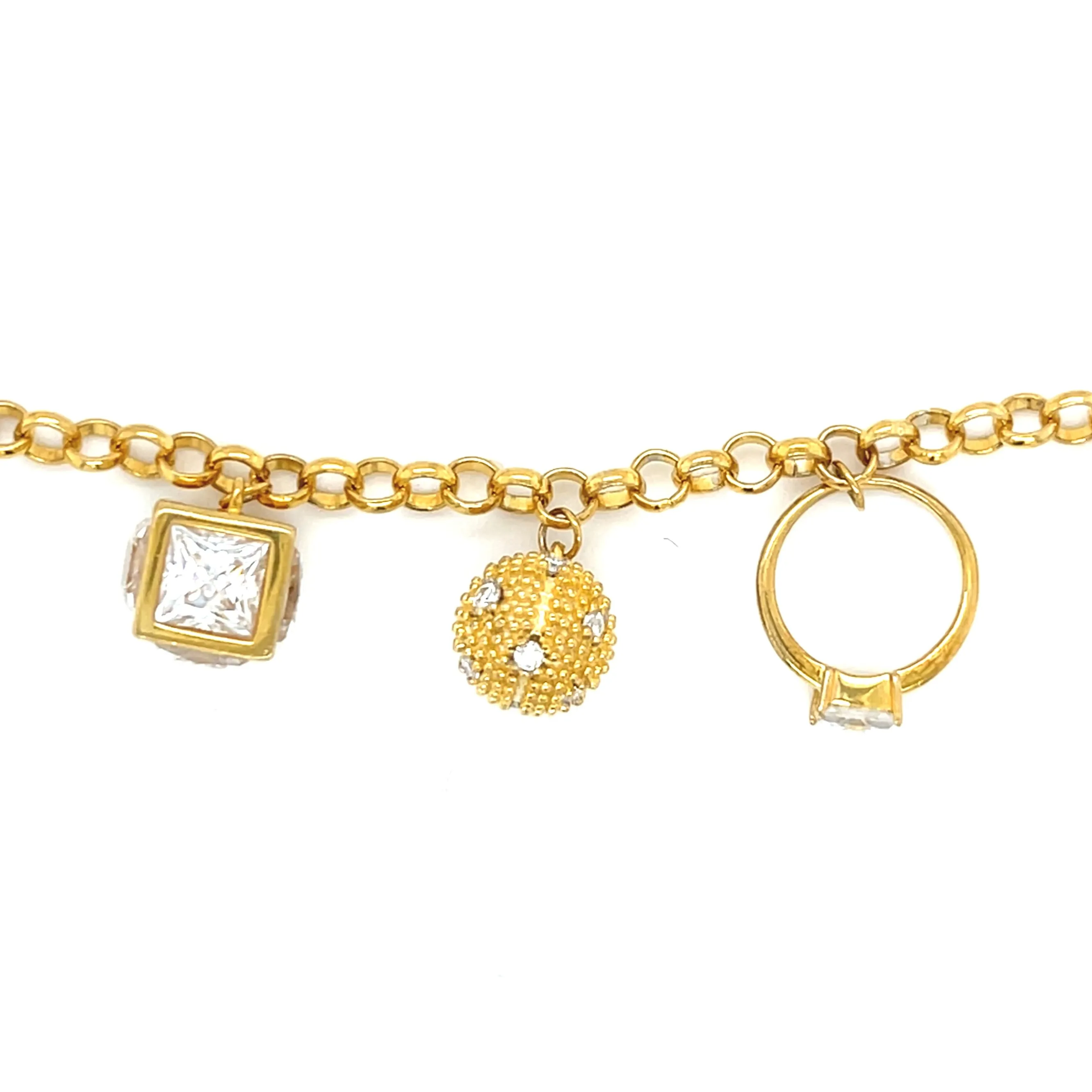 Elements Lab-Created Moissanite 925 Silver adj. Bracelet - M3046819