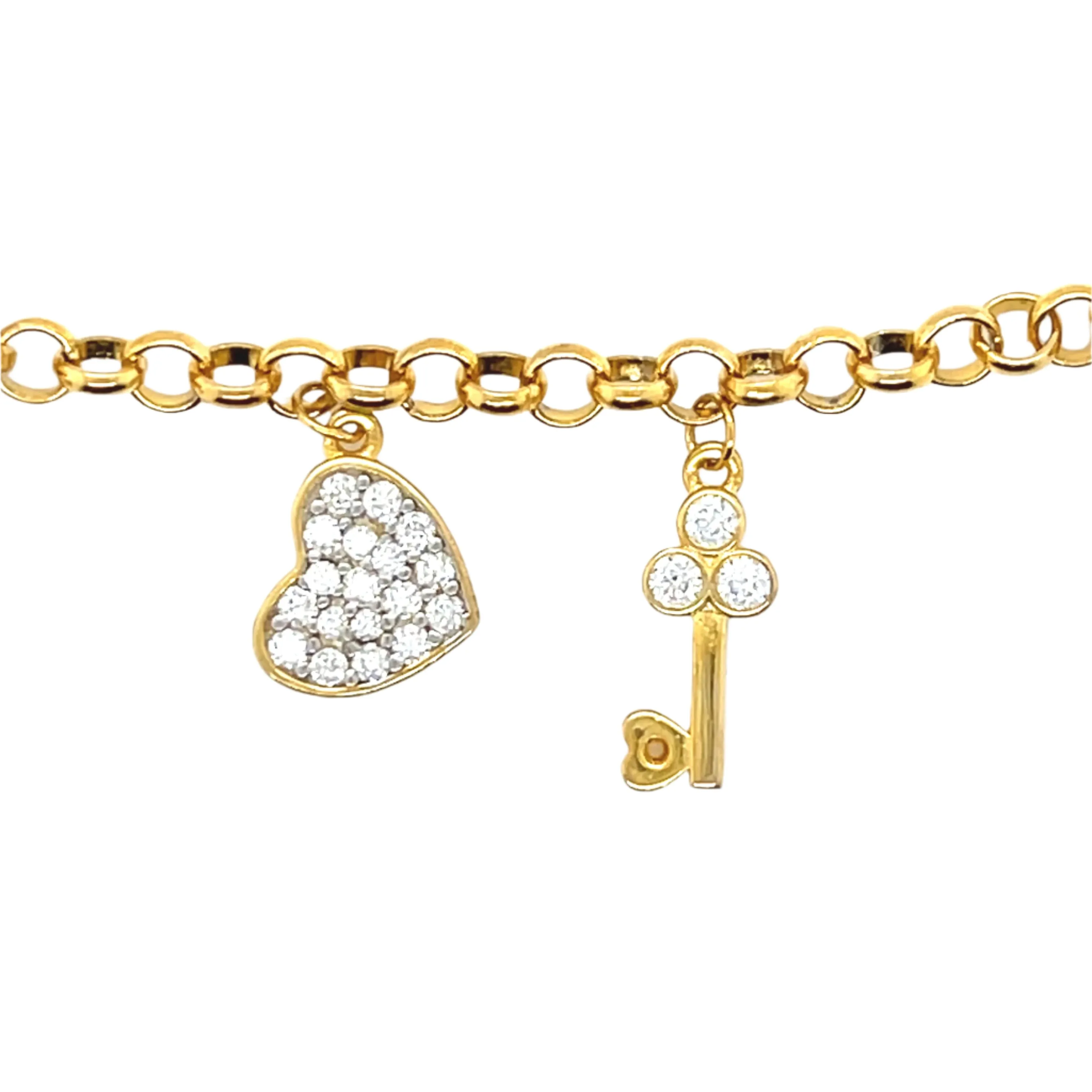 Elements Lab-Created Moissanite 925 Silver adj. Bracelet - M3046819
