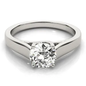 Evelyn Round Diamond Solitaire Engagement Ring