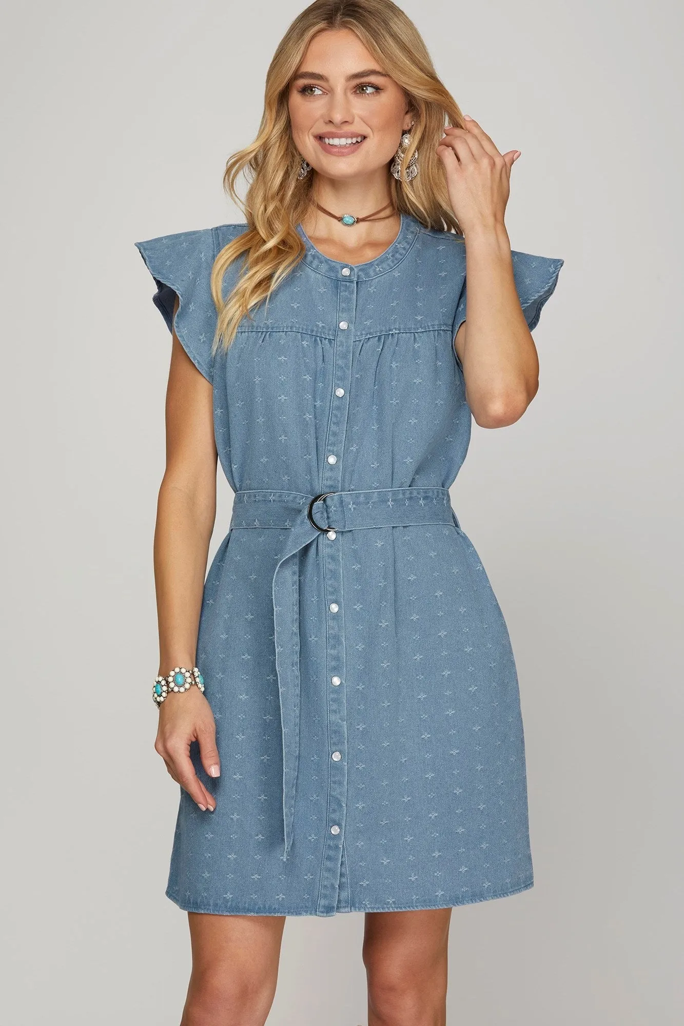 Farah Denim Dress