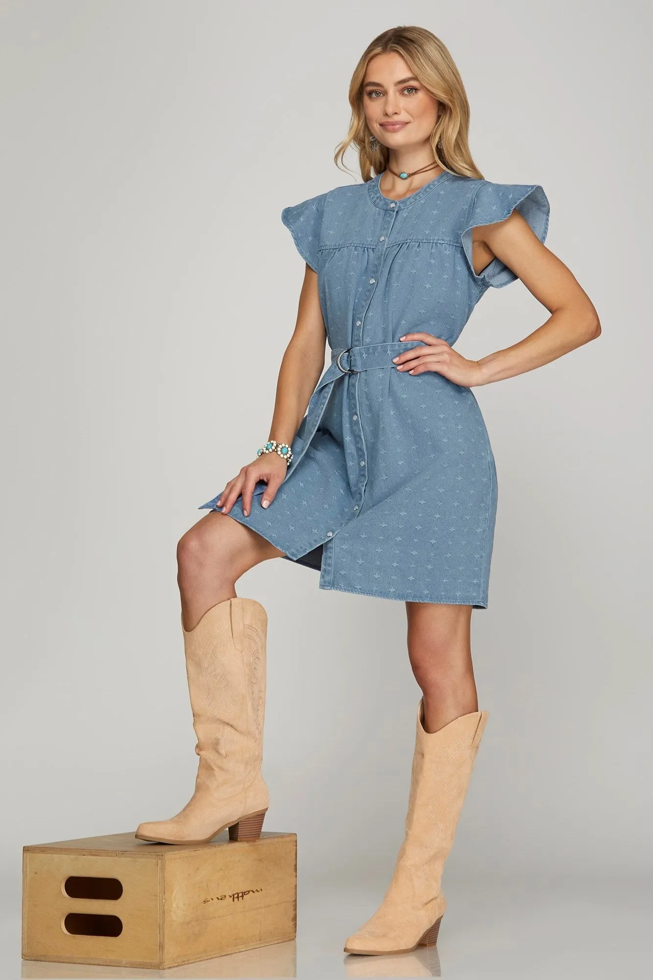 Farah Denim Dress