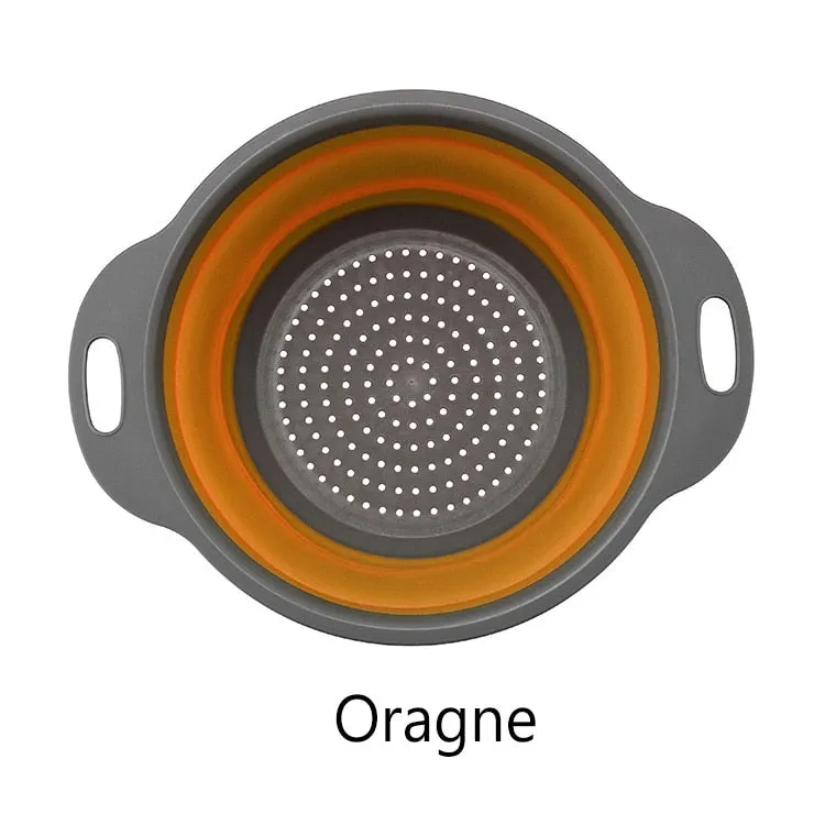 Foldable Fruit and Vegetable Colander Drain Basket