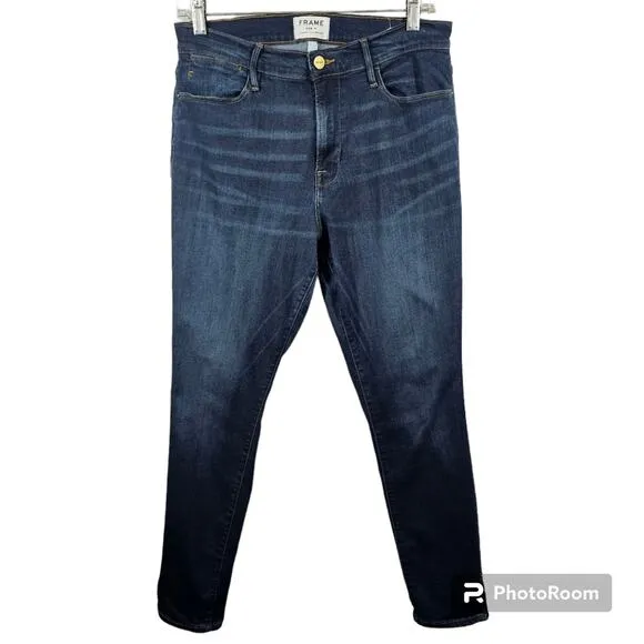 Frame Le High Slit Hem Skinny Jeans Wythe Women's Size 32