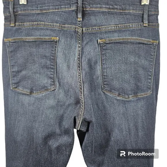 Frame Le High Slit Hem Skinny Jeans Wythe Women's Size 32