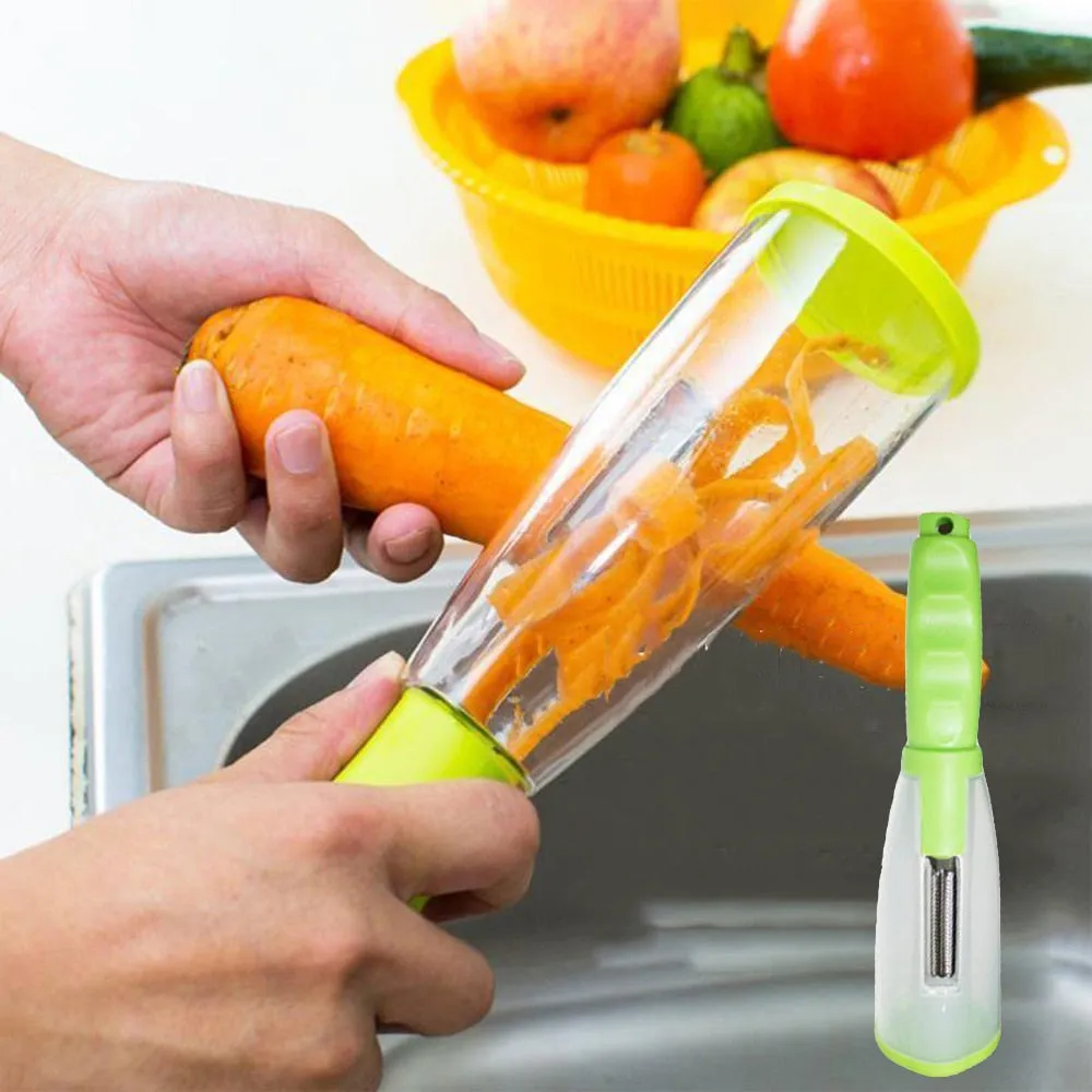 Fruit and Vegetable Hand Roll Smart Storage Peeler