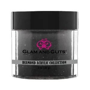 GLAM AND GLITS / Acrylic Powder - Black Lace 1oz.