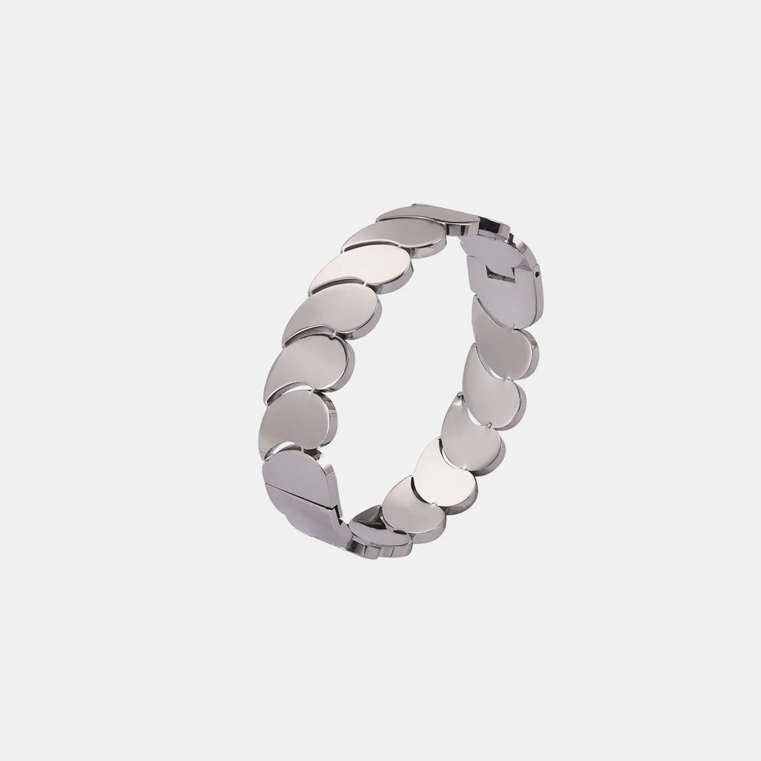 Gold-Plated Titanium Steel Bangle Bracelets