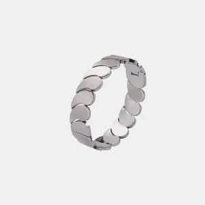 Gold-Plated Titanium Steel Bangle Bracelets