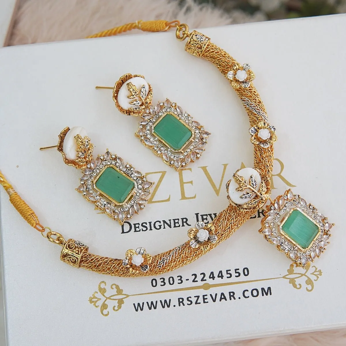Gold Plated Turkish Necklace Set
