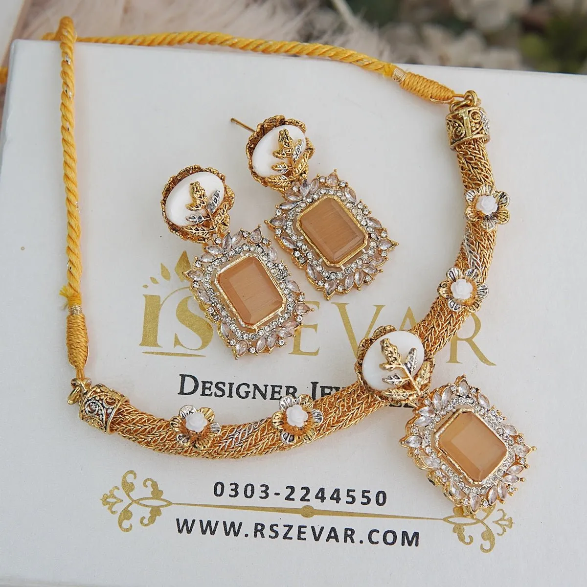 Gold Plated Turkish Necklace Set