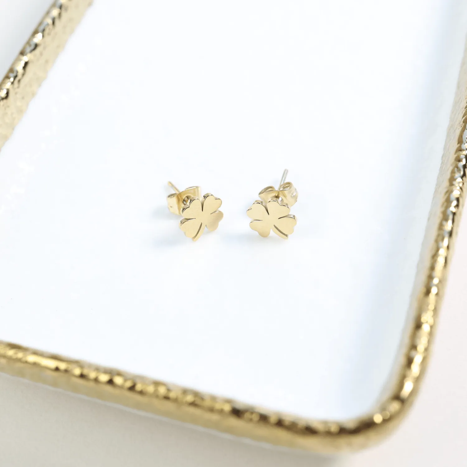 Golden Clover Studs