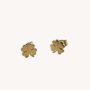 Golden Clover Studs